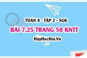 Bài 7.25 trang 50 Toán 8 Tập 2 Kết nối tri thức: Xác định hệ số a và lập bảng giá trị